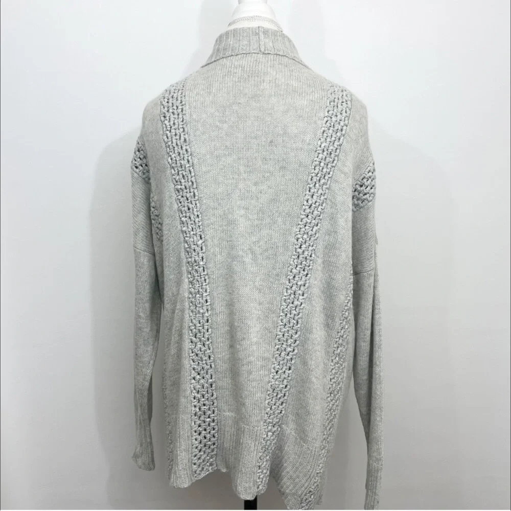 Sundance ribbon crochet open front cardigan - Picture 2 of 9